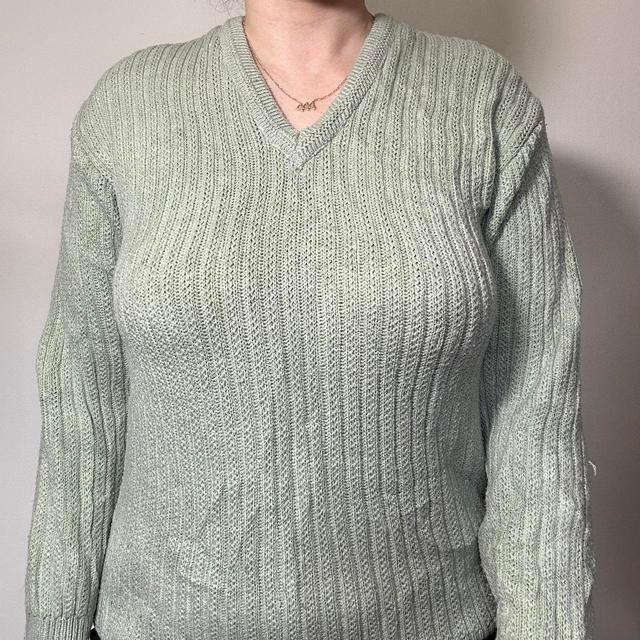 Men's Jumper - Green - S on Productcaster.