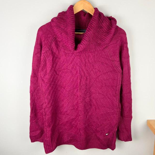 Tommy Hilfiger Women's Jumper - Purple - S on Productcaster.