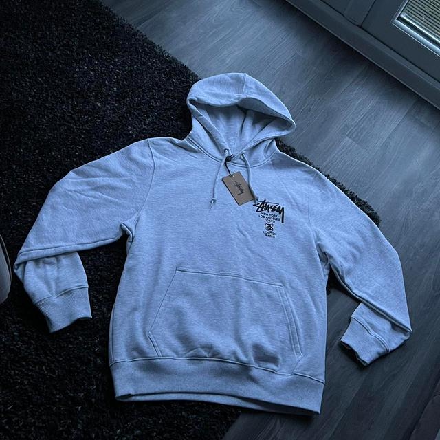 Stüssy Men's Hoodie - Grey - S on Productcaster.