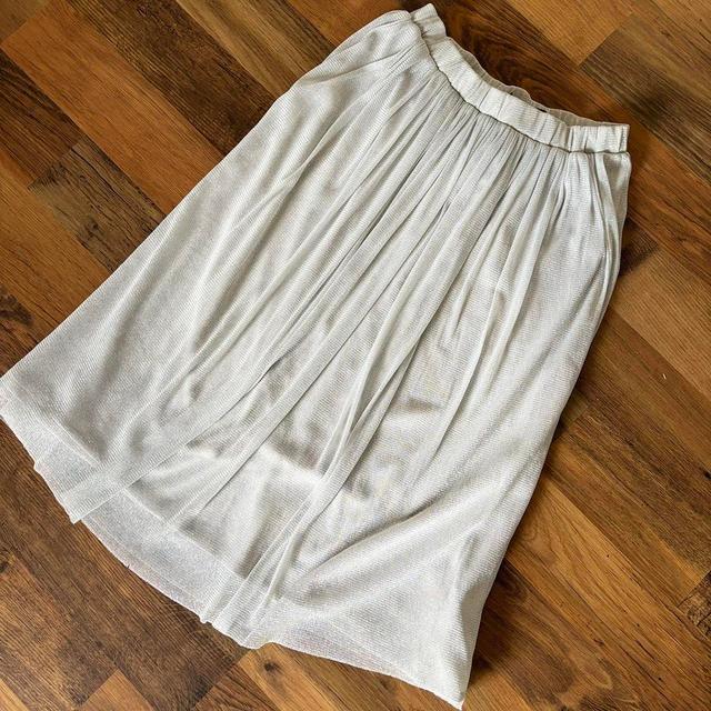 Zara Women's Skirt - Silver/Grey - UK 6 on Productcaster.