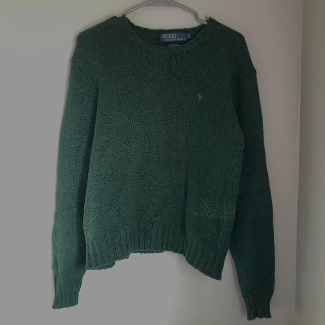 Ralph Lauren Women's Jumper - Green - M on Productcaster.