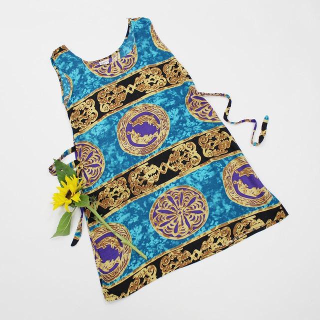 Reclaimed Vintage Women's Dress - Blue/Multi - 8 on Productcaster.