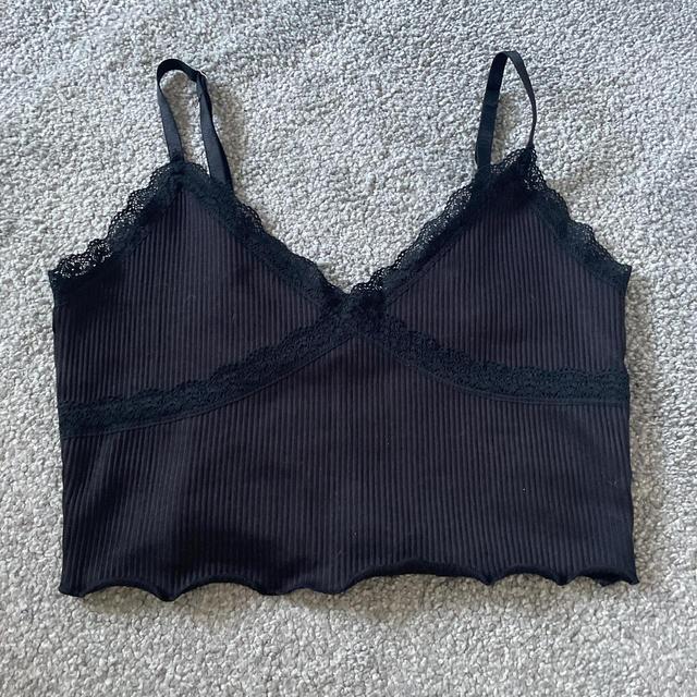 H&M Women's Crop top - Black - M on Productcaster.