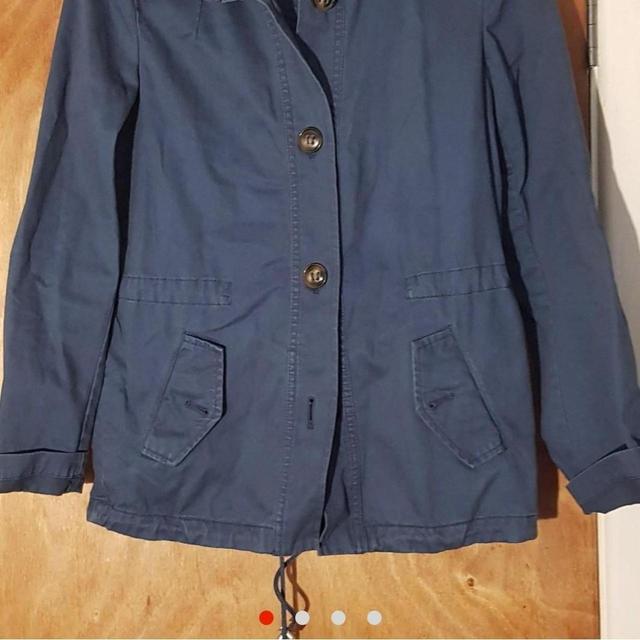 Preloved Women's Jacket - Blue - UK 12 on Productcaster.