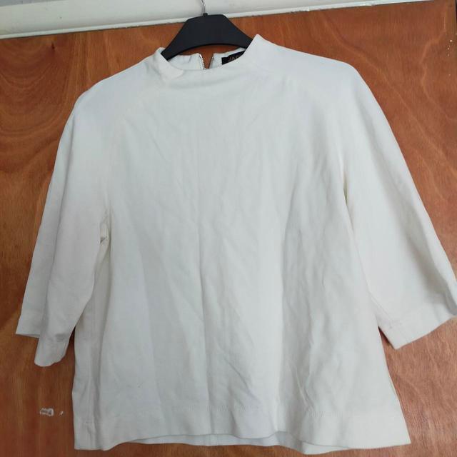 Jaeger Women's Blouse - White - M on Productcaster.