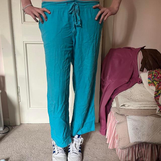 Women's Trousers - Blue - UK 10 on Productcaster.