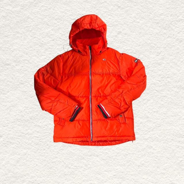 Tommy Hilfiger Men's Puffer Jacket - Orange - XL on Productcaster.