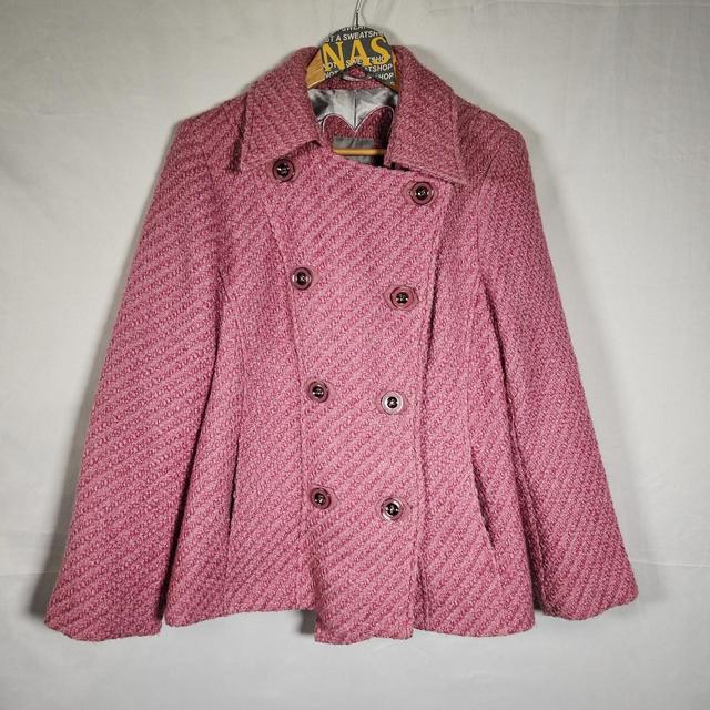 Per Una Women's Peacoat - Pink - UK 14 on Productcaster.