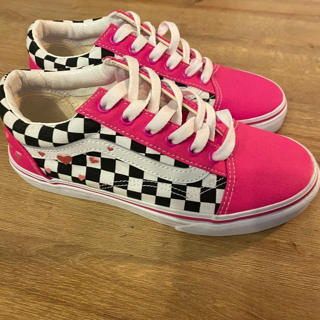 Vans Kids' Trainers - Pink/Black on Productcaster.