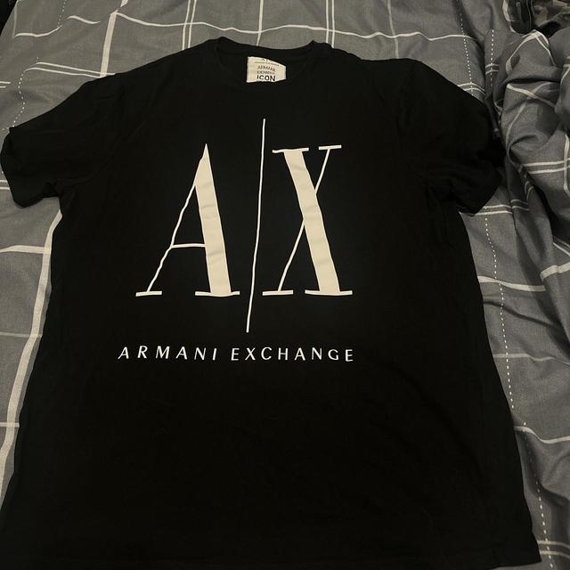 Armani Exchange Men's T-shirt - Black - M on Productcaster.