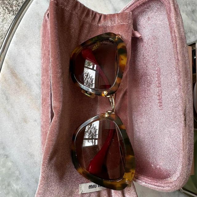 Miu Miu Women's Sunglasses - Brown on Productcaster.