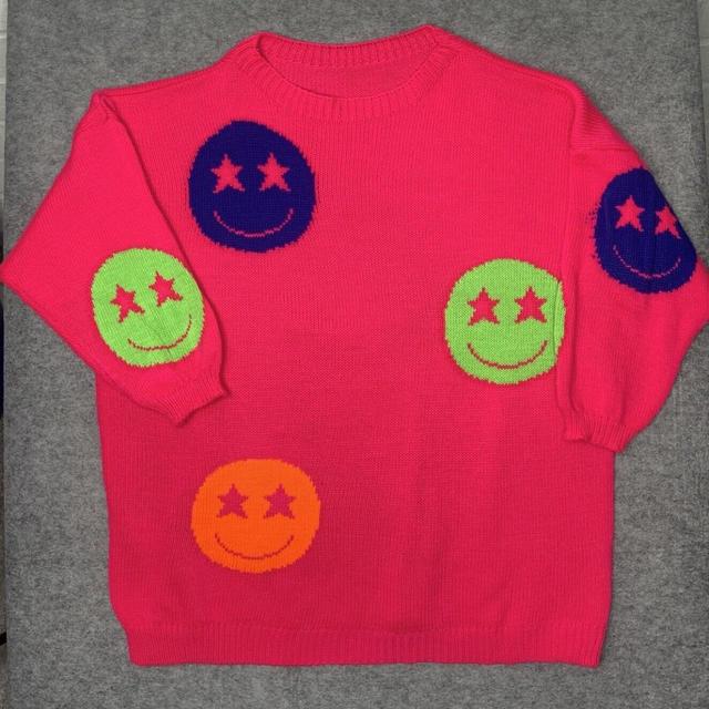 Preloved Women's Jumper - Multi/Pink - One size on Productcaster.