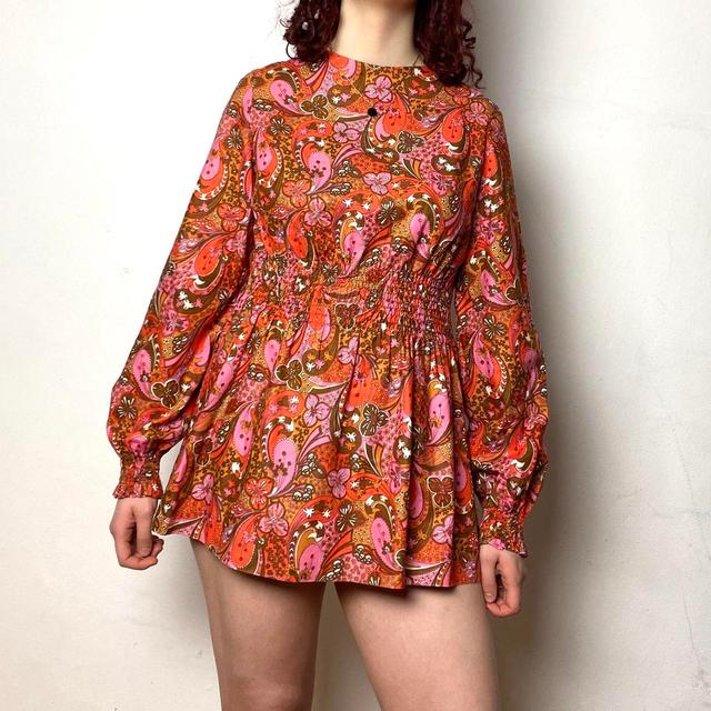 Vintage Women's Top - Orange - One size on Productcaster.