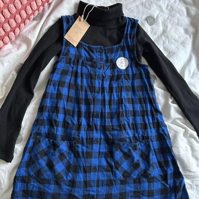 Next Kids' Dress - Blue/Multi - 6 years on Productcaster.