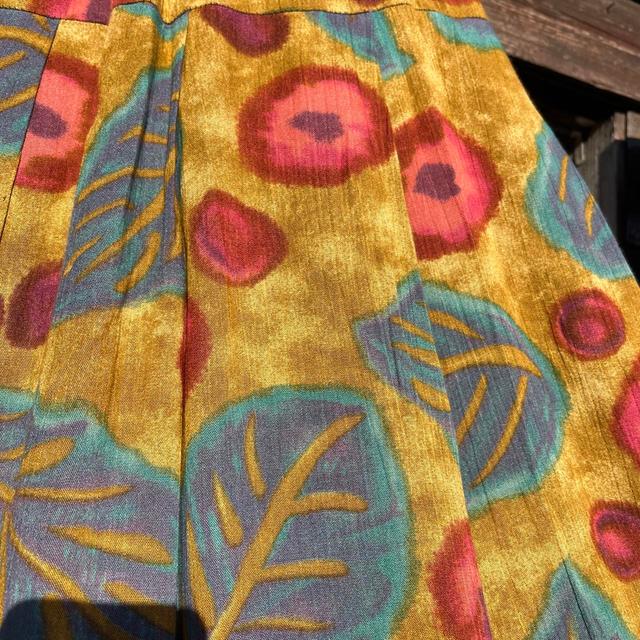 Vintage Women's Viscose Skirt - Multi - M on Productcaster.