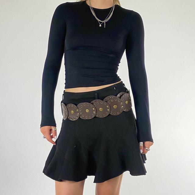 Vintage Women's Casual Skirt - Black - UK 8 on Productcaster.