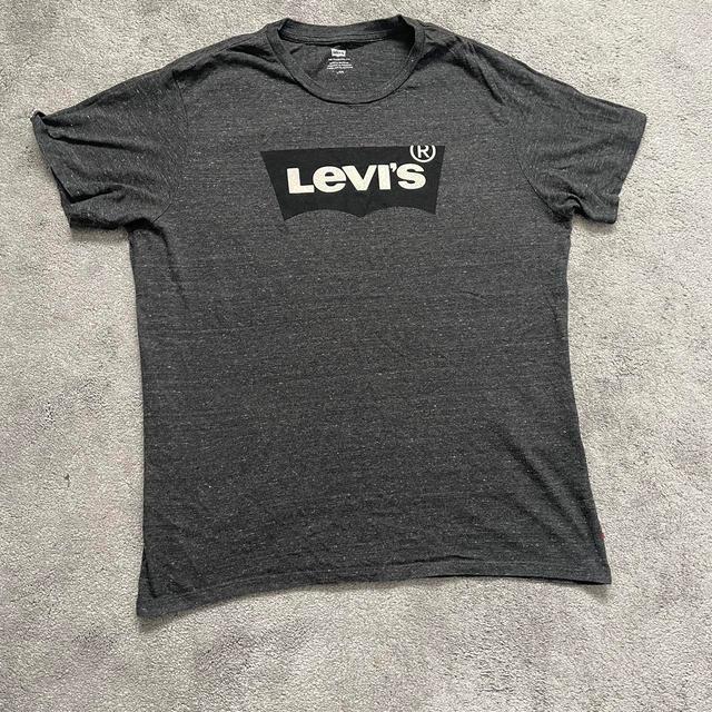 Levi's Men's T-shirt - Grey/Black - L on Productcaster.