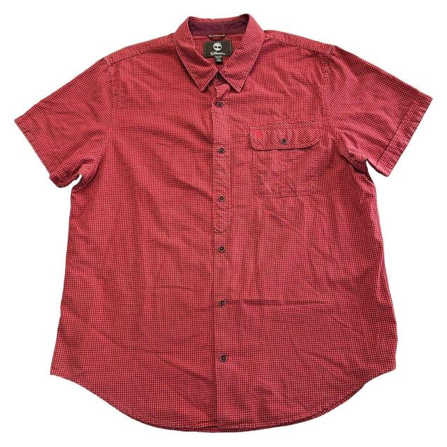 Timberland Men's Shirt - Red - XXL on Productcaster.