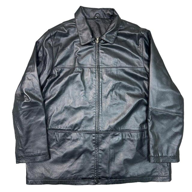 Vintage Men's Coat - Black - XXL on Productcaster.