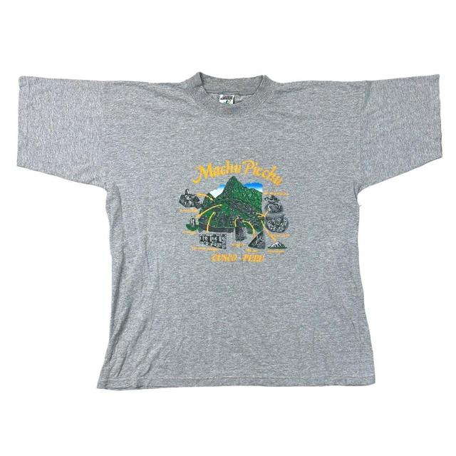 Vintage Men's T-shirt - Grey - L on Productcaster.