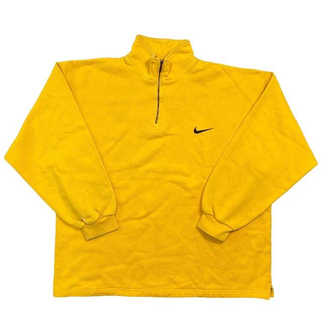 Nike Men's Sweatshirt - Yellow - XL on Productcaster.