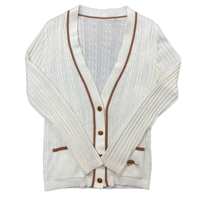 Vintage Women's Jumper - White - S on Productcaster.