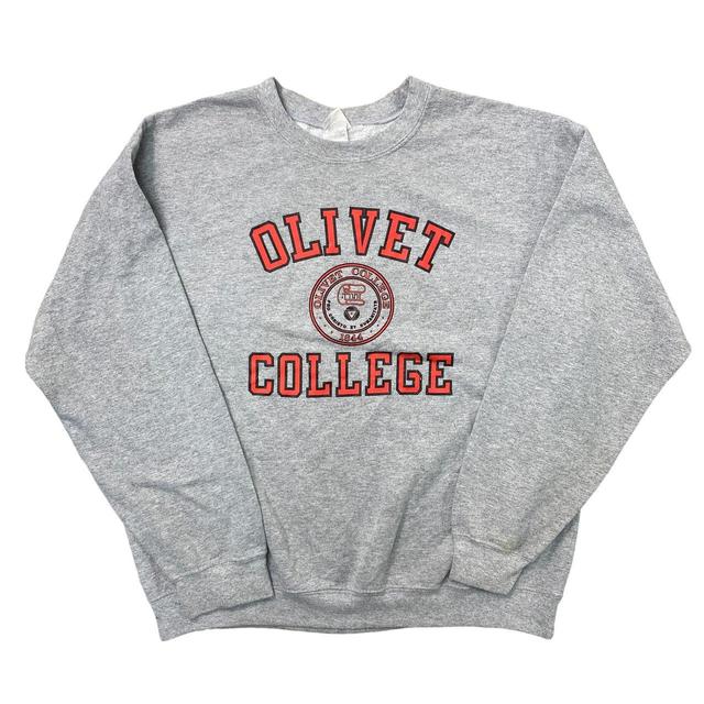 Vintage Men's Sweatshirt - Grey - L on Productcaster.