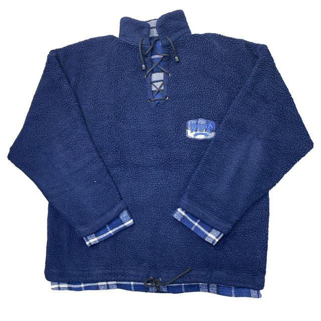 Vintage Men's Sweatshirt - Blue - XL on Productcaster.