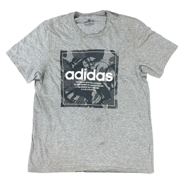 Adidas Men's T-shirt - Grey - L on Productcaster.