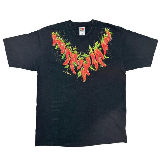 Fruit of the Loom Men's T-shirt - Black - L on Productcaster.