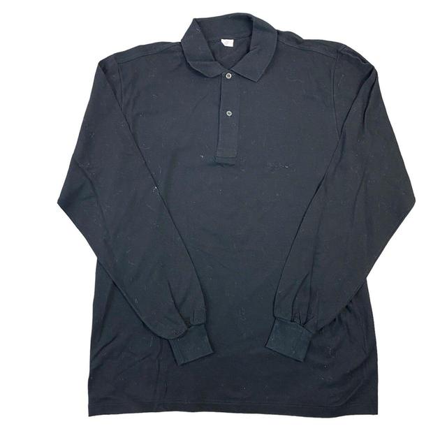 Vintage Men's Polo shirt - Black - XL on Productcaster.