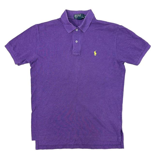 Polo Ralph Lauren Men's Polo shirt - Purple - S on Productcaster.