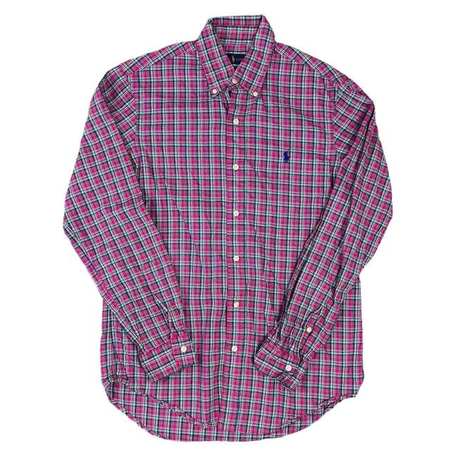 Ralph Lauren Men's Shirt - Pink - S on Productcaster.