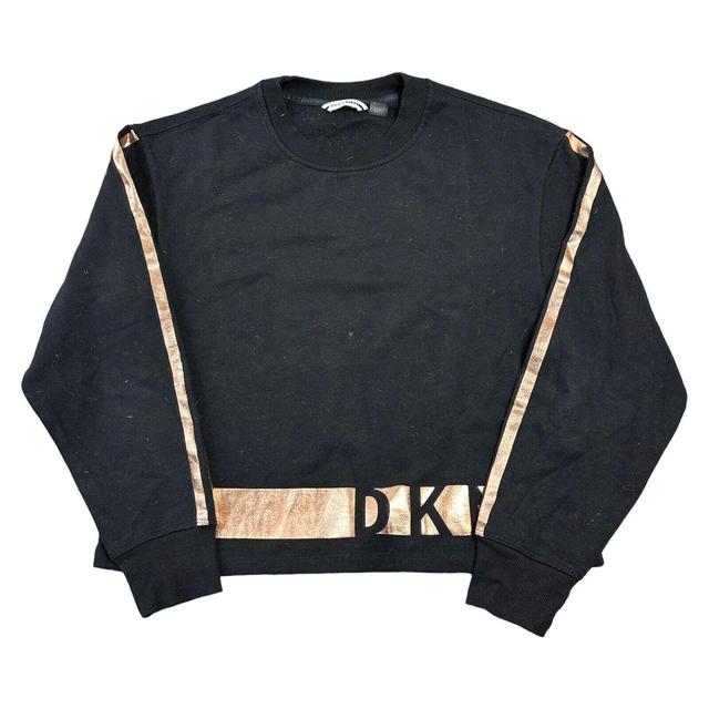 DKNY Women's Sweatshirt - Black - S on Productcaster.