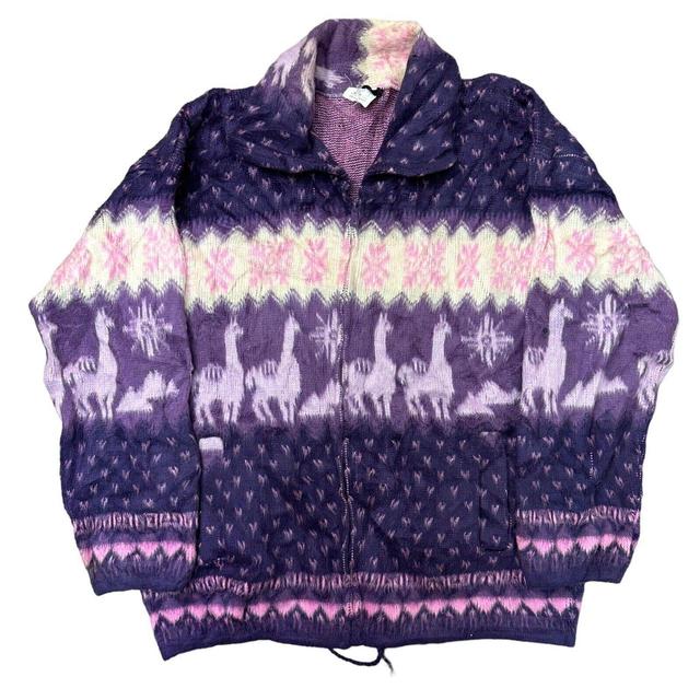 Vintage Women's Jumper - Purple - M on Productcaster.