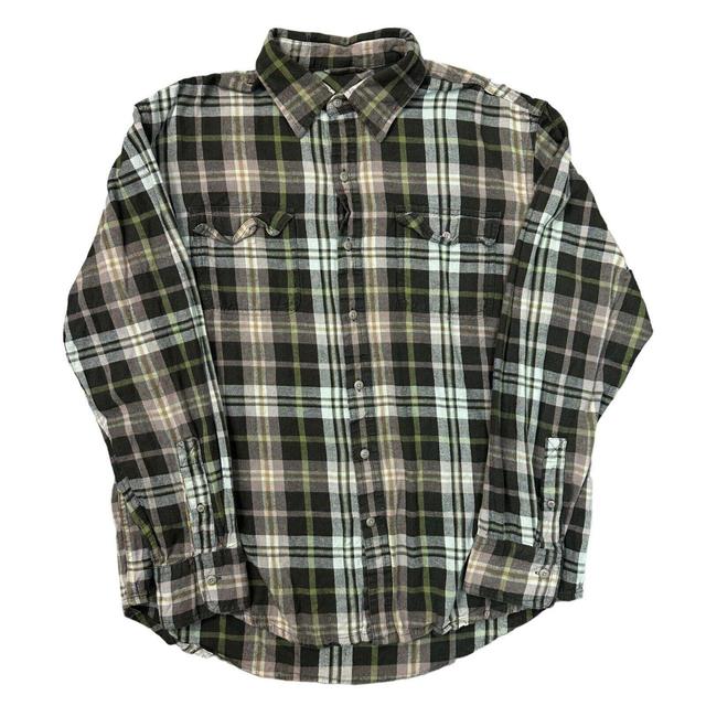 Timberland Men's Shirt - Green - L on Productcaster.