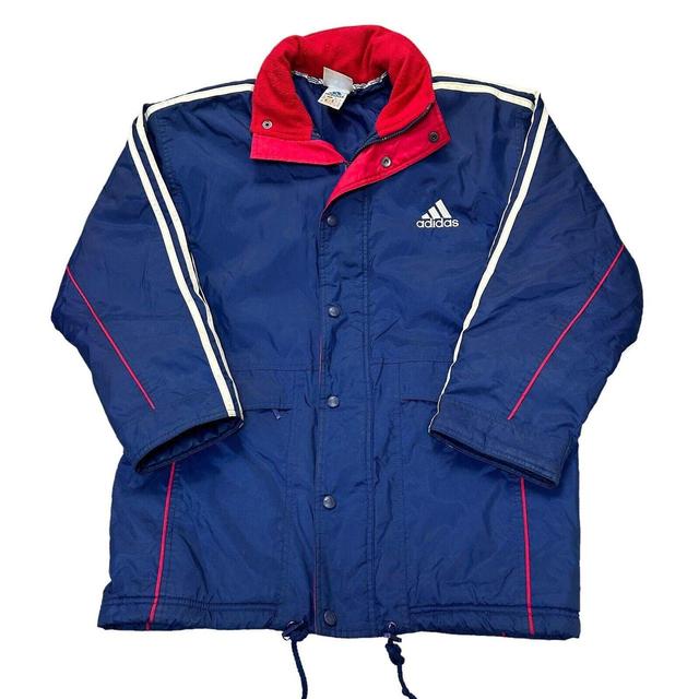 Adidas Men's Coat - Blue - M on Productcaster.