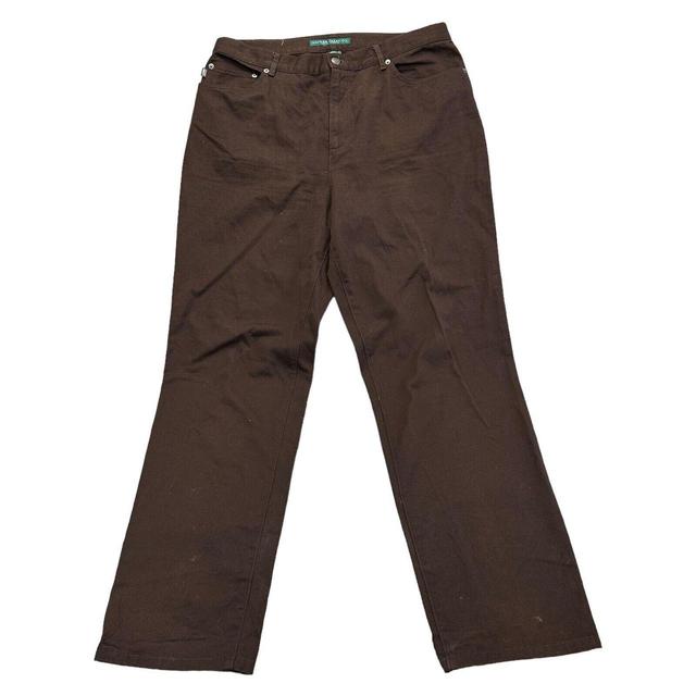 Vintage Women's Trousers - Brown - 35" on Productcaster.