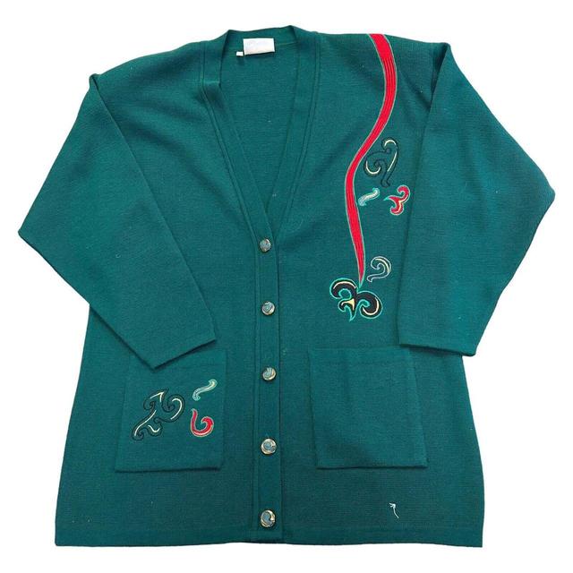 Vintage Women's Jumper - Green - XL on Productcaster.