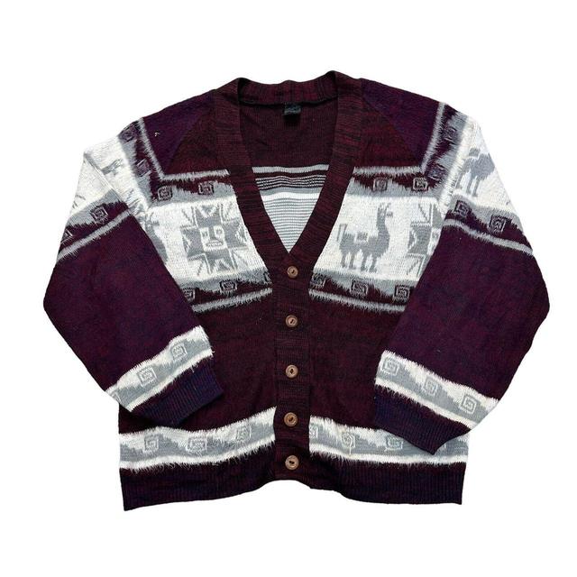 Vintage Men's Jumper - Purple - XL on Productcaster.