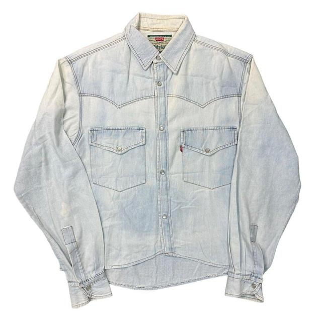 Levi's Men's Shirt - Blue - M on Productcaster.