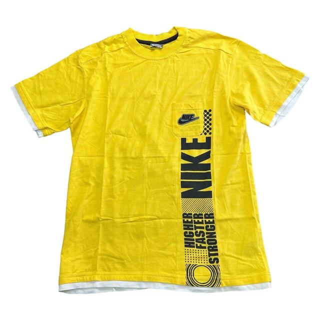 Nike Women's Shirt - Yellow - XL on Productcaster.