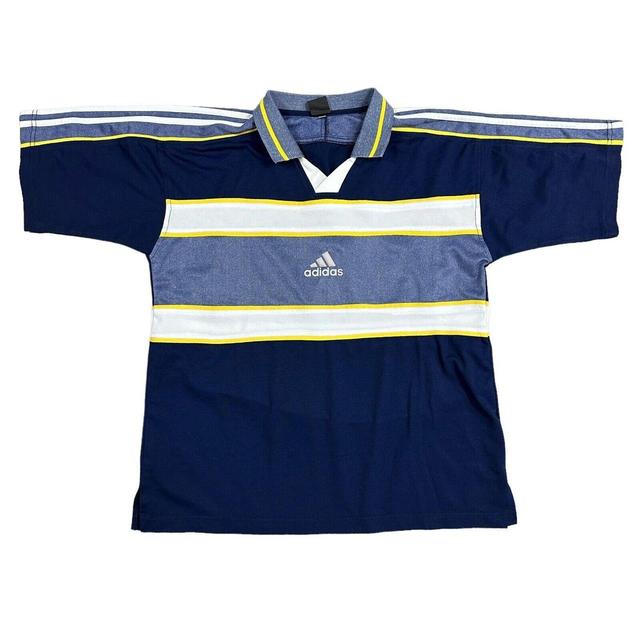 Adidas Men's T-shirt - Blue - XL on Productcaster.