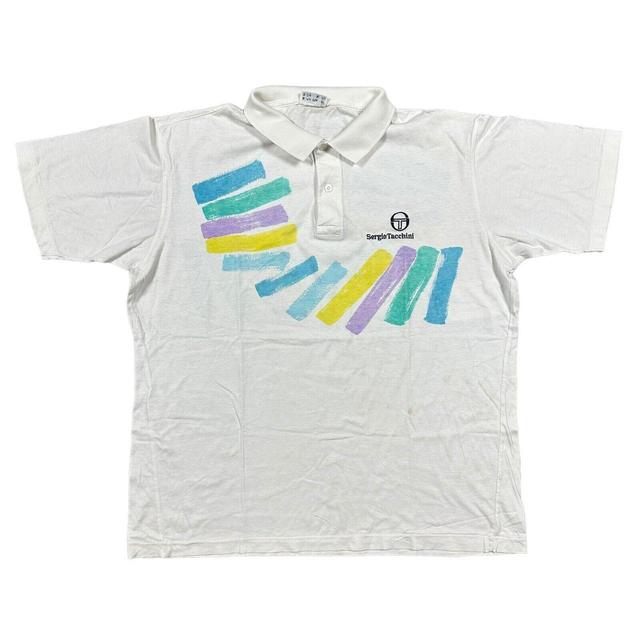 Vintage Men's Polo shirt - White - XL on Productcaster.