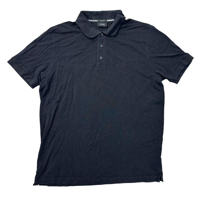 Hugo Boss Men's Polo shirt - Black - L on Productcaster.