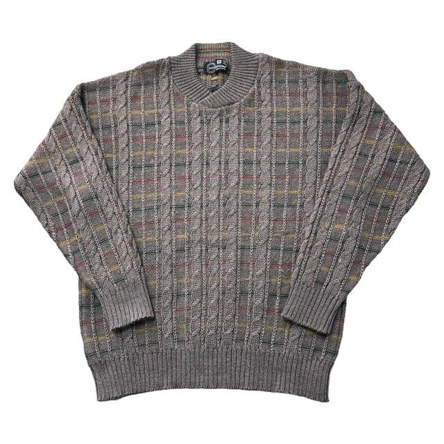 Vintage Men's Jumper - Brown - M on Productcaster.