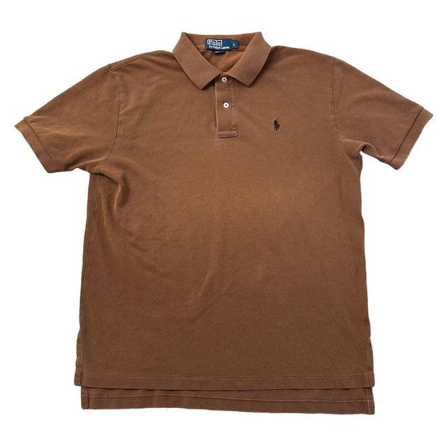 Polo Ralph Lauren Men's Polo shirt - Brown - L on Productcaster.