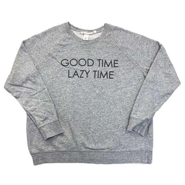 Vintage Men's Sweatshirt - Grey - XL on Productcaster.