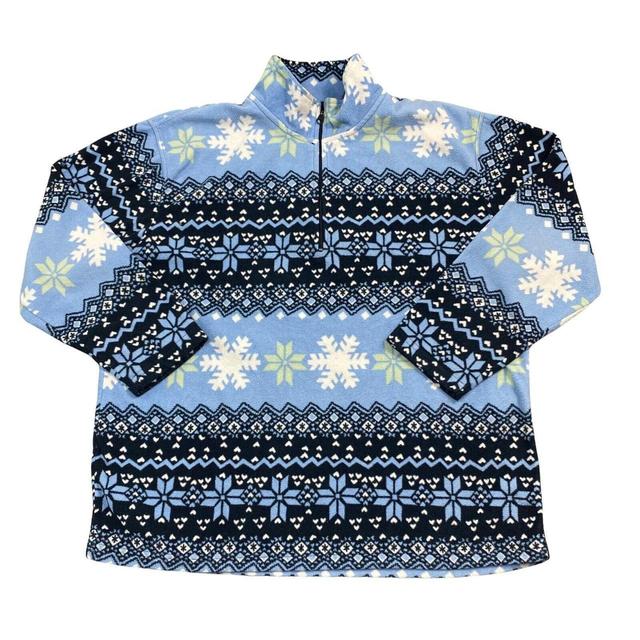 Vintage Women's Sweatshirt - Blue - L on Productcaster.