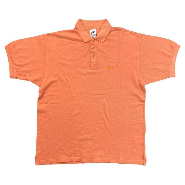 Nike Men's Polo shirt - Orange - L on Productcaster.